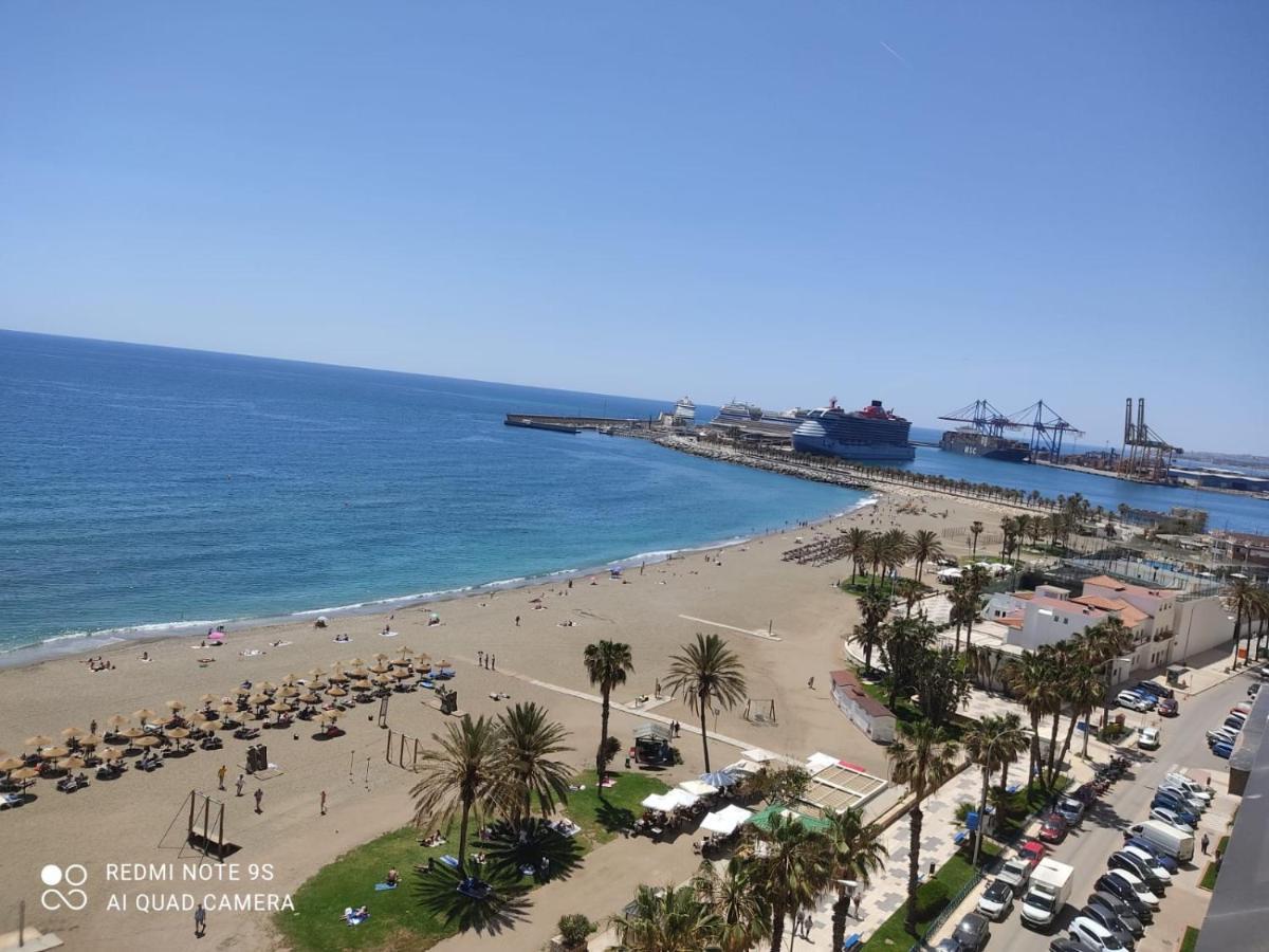 Appartamento Espectaculares Vistas Al Mar Playa Malagueta Málaga Esterno foto